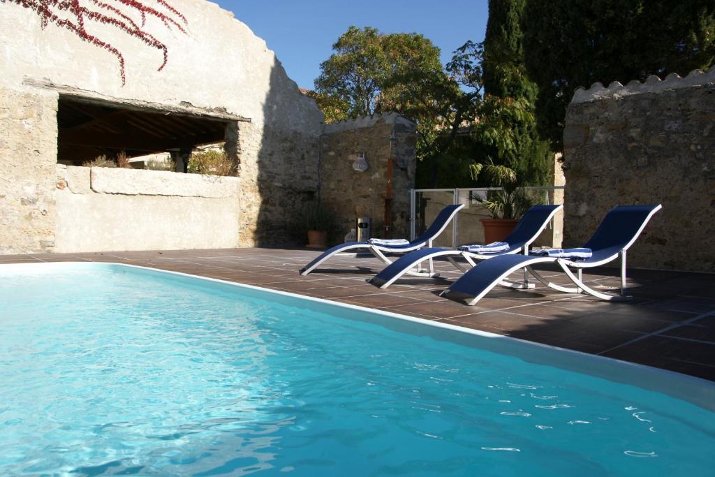 Logis Auberge Cote Jardin Otel Lézignan-Corbières Dış mekan fotoğraf